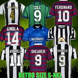 Retro Newcastle Soccer Jerseys 96 97 98 99 Nufc Shearer Retro Hamann Shearer Pinas 1988 93 95 1997 05 06 2000 01 United Owen Classic Shirts Ginola