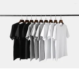 Men's T Shirts MRMT 2023 Brand Men's Shirt 180g Gsm Cotton For Male Solid Color Round Neck Men T-Shirt Short Sleeve Bottoming Man