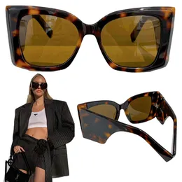 Okulary Projektant modne okulary przeciwsłoneczne Luksusowa marka męskie i damskie czarne duże nogawki Wakacje przy plaży na co dzień okulary M119/F Bez okularów nos reszta