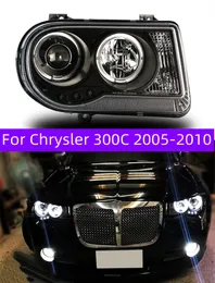 車のLEDヘッドライトクライスラー300C 2005-2010 LEDヘッドライトLED DRLヘッドランプターンシグナルランニングライト