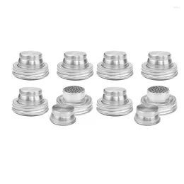 Conservazione della cucina 8 confezioni Mason Jar Shaker Coperchi Top per mini barattoli regolari