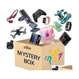 Portabla högtalare Mystery Box Electronics Boxes Random Birthday Surprise Favors Lucky for Adts Gift som Drönes Smart Watchesg Dr Dhqbk