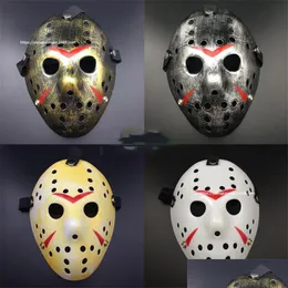 Party Masken Halloween Horror Jason Maske Hockey Cosplay Killer Scary Decor Weihnachten Maskerade Masque V For Vendetta Drop Delivery H Dhcfd