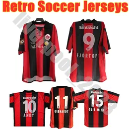 1998 2000 Eintracht Frankfurt Retro Soccer Jerseys 98 00 Fjortoft Heldt Yang Vintage Chen Salou-Mien Classic Shird Uniform S-XXL