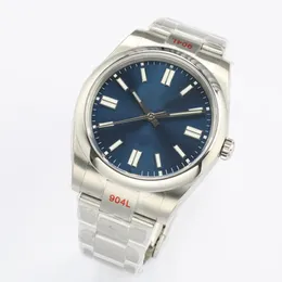 Relógios de Oyster Woman Woman Tiffanyy Relógios 36 Discagem azul Designer LuxuryWatch Automático Mechanical Montre Staxless Sapphire Casal Watchs