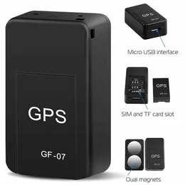 Mini CAR GPS Tracker GF07 Magnetyczne Magnetyczne SIM SIM Lokalizator Motocykl samochodowy Rodzina PET Universal Anti-Glost Pozycyjna pozycja