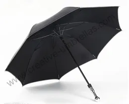 Umbrellas Explosion-proof golf umbrella carbon fiber glass shaft and rib 210T Formosa Sapongi black coating 5 times UV resistant 230330