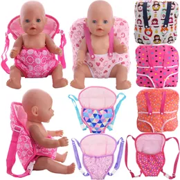 Doll Bodies Parts Backpack For 18 Inch American Girl Toy 43 Cm Born Baby Clothes Accessories Nenuco Our Generation Reborn 230329