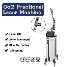 Macchina laser per dermatologia 40w Trattamento dell'acne sbiancamento Rimozione delle rughe Laser CO2 Attrezzatura Rf frazionaria Rassodamento vaginale Smagliature riparate
