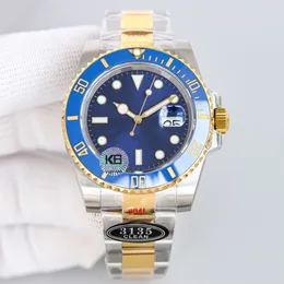 Mens de fábrica limpa assistem automática mecânica 3135 relógios 41mm Sapphire Luminous Business Watches 904L Aço inoxidável Montre de luxo
