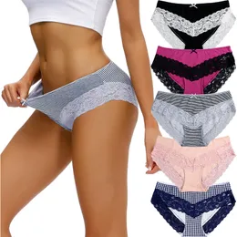 Women's Panties Comsoft 5 Pieces/Batch Women's Underwear Soft Cotton Seamless Underwear Set Solid Color Breathable Women's Underwear 230331