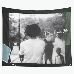 Tapestries J Cole 4 Your Eyez Only Tapestry Wall Hanging Art for Bedroom Living Room Decor College Dorm 230330