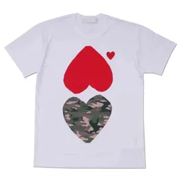 Mens T Shirt Designer Women Active Tshirts Camouflage Clothes Graphic Tee Heart Behind Letter On Chest T-Shirt Hip Hop Fun Print Shirts Skatt Skinvänlig och andningsbar A3