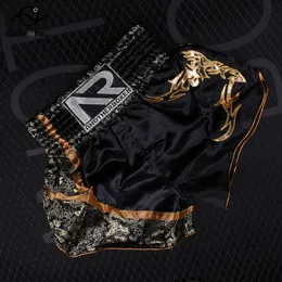 Boxningsbyxor Satin Muay Thai Shorts Barn Män Dam Mma Kick Quick Dry Kickboxning Fight Pants Sanda Combat Grappling Fightwear 230331