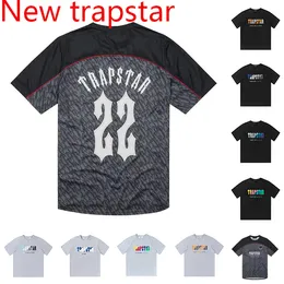 18 스타일 망 여자 디자이너 T 셔츠 패션 남자 T 셔츠 Trapstar 최고 품질의 여성 티셔츠 반팔 trapstars Tshirts EU 크기 S-XL