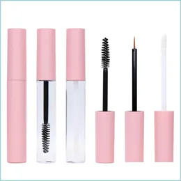 Garranhas de embalagem cor rosa 10 ml tubos de brilho labial vazios Eyeliner Eyeliner rímel rímel DIY DIY RECLAÇÃO DRIA DE DROP O O DHS3X