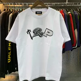 TR Apstar Yeni Erkek Pamuk Tee Stre T Shirt Baskı Bahar Yaz Gündelik Kısa Kollu Erkek ve Kadınlar O boyun klasik Moda Trendi Pamuk kazak için