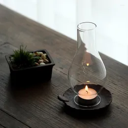Ljushållare nordiska glas doftljus matar matbord vintage te ljus container bröllop kandelabros dekorativos dekor