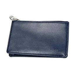 財布の男性ウルトラシンショートウォレットシンプルジッパーコイン財布ソリッドカラーPUレザーカードホルダーオーガナイザーバッグポケット