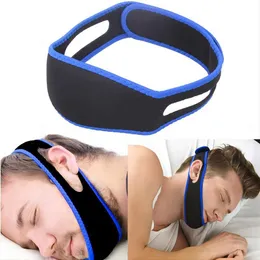 Home Accessory Anti Snoring Chin Strap Adjustable Neoprene Stop Support Belt Anti-Apnea Jaw Solution Sleep Device 2023