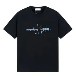 Herren-T-Shirts Bedrucktes Kurzarm-T-Shirt Kompass-Abzeichen-Logo Lovers Cotton Short Sleeves W651#