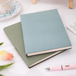 A5A6/B5 Soft PU Leather 96/100 Sheets Notebook Journal Business Office Work Meeting Notepad Dagbok Planner School Stationery