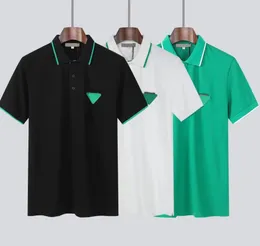 Mode Polo Mann Herren Poloshirt Top T-Shirt Kurzarm T-Shirts Designer Lose T-Shirts Casual Schwarz Weiß T-Shirt Luxe Plain T-Shirts für Männer TV197