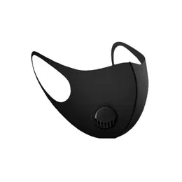 Дизайнерские маски шелковая маска для лица с дыханием вари для мытья многоразовая антидовая PM2.5 Защитная черная переработка Доставка Дома