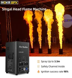 スペインストック2PCSLOTフレームマシンステージ照明スプレー24M DMX Flame Genius Safety Channel Fire Projector for Nightclub Party DJ4197286