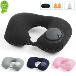 New Car U Shaped Neck Pillows Soft Slow Rebound Travel Pillow Portable Inflatable Neck Pillow for Healthcare