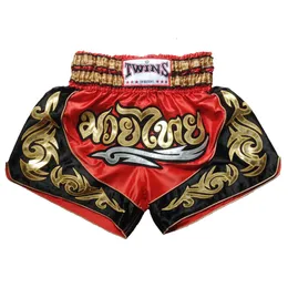 Boks Sandıkları Muay Thai Şort Erkek Kadınlar Sanda Tiger MMA Fitness Egzersiz Mücadelesi Kickboks 230331