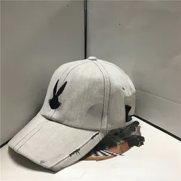 Designer Baseball Hat Rabbit Letters Print Fashion Street Hip Hop Cap High Quality for Men Women