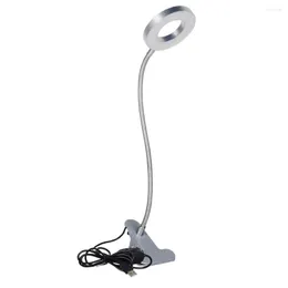 Tischlampen USB Clip Licht Leselampen LED Schreibtischlampe Bi-Colors 360° Flexibel Schwanenhals Augenschutz Buchklemme Bett Nacht