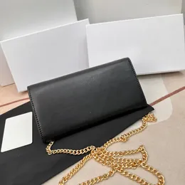 Designer handväskor crossbody väska plånbok på kedjekort passhållare handväska mynt slingväskor för kvinna designer plånbok kvinnor lyxkort hållare kredit 19 cm