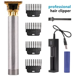 USB Rechargeable Hair Clipper Professional Electric Hair Trimmer Barber Shaver Trimmer Beard Men Hair Cutting Machine Electric Razor For Men's Style DHL