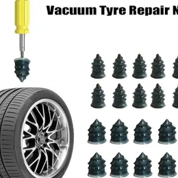 20/40 PCS Vakum Lastik Onarımı Tekerlekler İçin Tırnak Kiti Araç Motosiklet Scooter Kauçuk Tubeless Wheel Onarımlar Ponksiyonlar Kit Yamaları Araba için