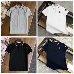 2023 Lüks Marka Erkekler Tasarımcısı Polo T-Shirt Yaz Moda Nefes Alabilir Kısa Kollu Yakası Sıradan Top Polo Gömlek Basit