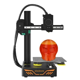 طابعة AutoCad 3D FDM 3D طابعة رخيصة 3D عالية الدقة Portable Kingroon Printer 180x180x180mm 1.75mm PLA