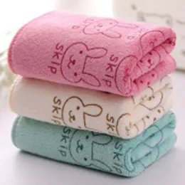 Decken Windeln geboren Säugling Baby Kinder weiche Flanell Handtücher Cartoon Kaninchen Druck Decke Bad Waschlappen Bademode Handtuch 230331