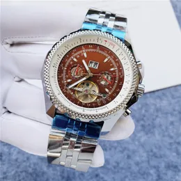 WristWatches for Men 2023 New Mens Watches diameter All Dial Work Mechanical Watch NAVITIMER 1884 Top Luxury Brand Chronograph Clock Steel Belt Men Fashion BREI a27