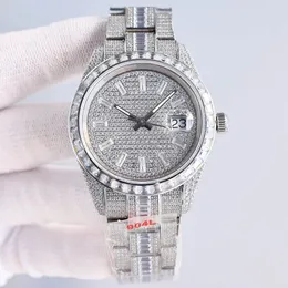 Montre de Luxe Business WristWatches Diamond Rainbow Circle Watches Ruch Automatyczne mechaniczne zapięcie diamentowe i zegarki szafirowe Wodoodporne zegarki
