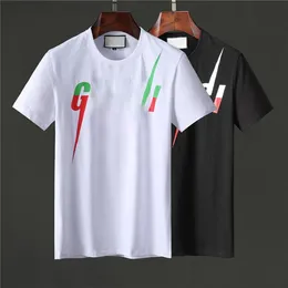 Designers T-shirt avec des lettres imprimées à manches courtes Chemises d'été Hommes T-shirts en vrac Taille asiatique 4xl 5Xl