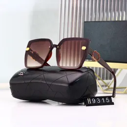 Luxus-Herren-Sonnenbrille 9315 Vintage-Metall-Designer-Brille Polarisierte Brief-Sonnenbrille Outdoor-Brille Strand-Luxusmarke