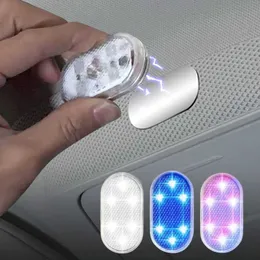 Nattlampor bil interiör kupol ljus finger touch sensor läsningslampa 5v led bil styling nattljus mini USB laddning p230331