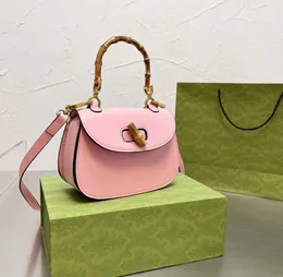 Kosmetiktaschen Cases Hochwertige Luxus-Designer-Handtaschen einzelne Umhängetaschen Bambustasche Designerbag einfache große Kapazität praktische Damentasche ist schön