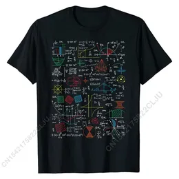 T-shirt da uomo Divertente Insegnante di matematica Idea regalo Formule matematiche Foglio T-shirt T-shirt Marca Normal Cotton Top da uomo T-shirt stampata su 230331