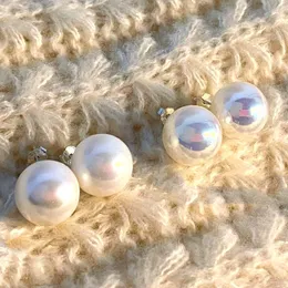 Stud Earrings MASA 2023 Fashion Vintage Korean White Color Beige Pearl Statement For Women Wedding Cocktail Jewelry Gifts