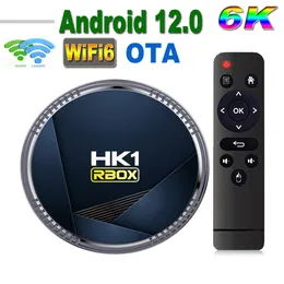 20pcs HK1 Rbox H8 Android 12 TV Box AllWinner H618 4GB 64GB 32GB 2GB16GB Media Player 2.4G 5G WiFi6 BT4.0 100M 6K OTA