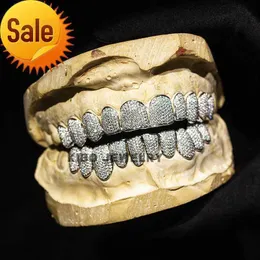 Benutzerdefinierte Hip Hop Schmuck 925 Sterling Silber Diamant Grillz Iced Out Vvs Moissanite Grillz