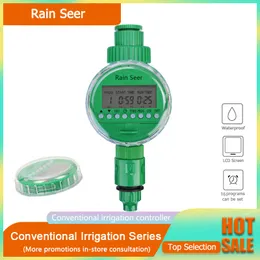 Watering Equipments Rain Seer Digital LCD Automatic Electronic timer Garden Home Irrigation Water Timer Controller 230428